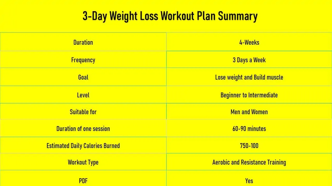 3er Split Trainingsplan PDF